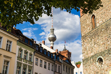 Nikolaiviertel, Berlin, Germany © jerdozain
