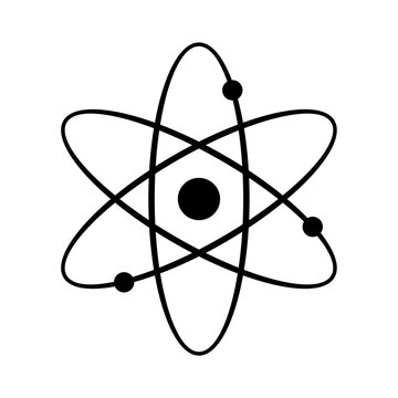Orbit Icon Silhouette Flat Image
