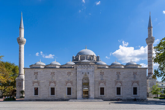Bayezid II Mosque view in Istanbul City of Turkey