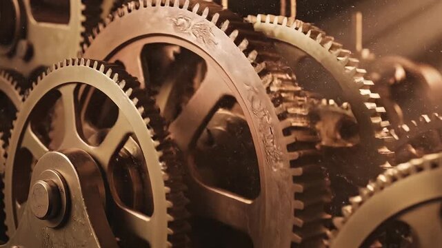 Steampunk Kinetic Clockwork