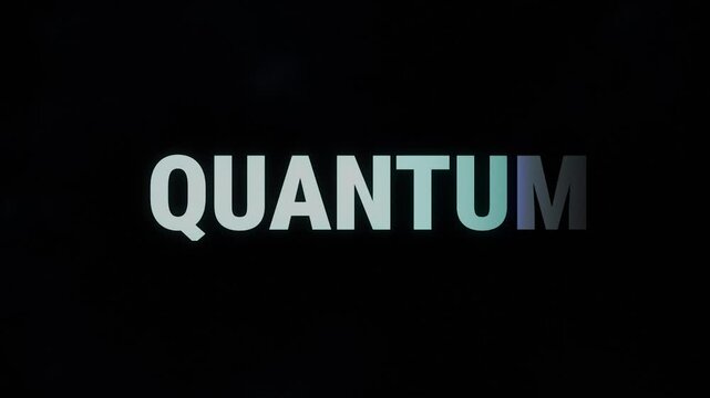 Quantum Physics Title Animation &ndash; Quantum Mechanics, Particles and Modern Physics Concept, Educational Intro