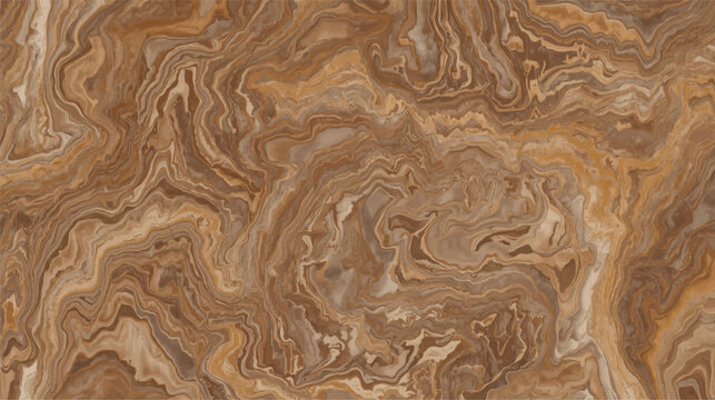 Brown marble texture background with swirls and natural stone pattern.