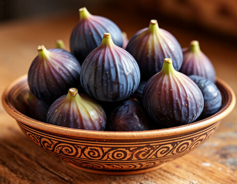 figs on a plate
