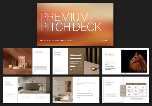 Premium Pitch Deck Layout