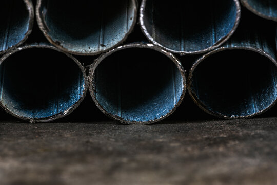 Stack of Thin Walled Steel Tubes with Cut Cross Sections