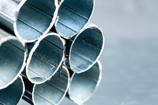 Stack of Thin Walled Steel Tubes with Cut Cross Sections