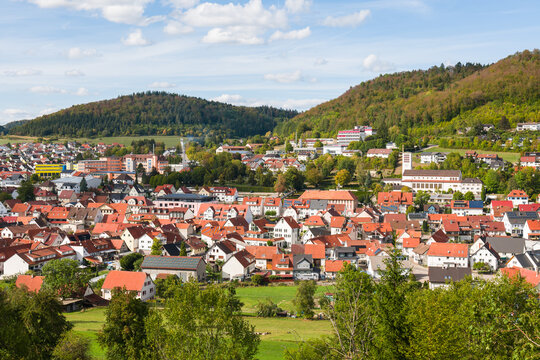 Stadt Burladingen im Zollernalbkreis, Hohenzollern, Schw&auml;bische Alb 