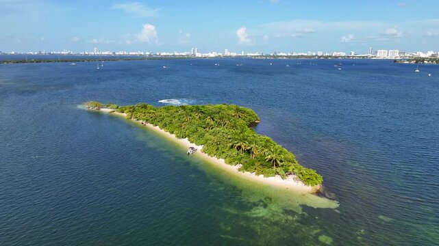 Pace Picnic Island Miami aerial drone tour video 2026