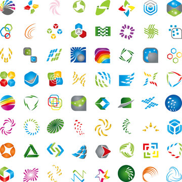 Gro&szlig;e Logos Sammlung, Multimedia und Dienstleistungen Logos Sammlung