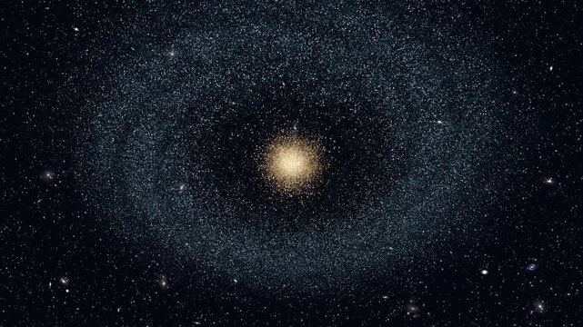 MesmerizingRing Galaxy &ndash; Seamless Deep Space Loop | 4K Universe Animation
