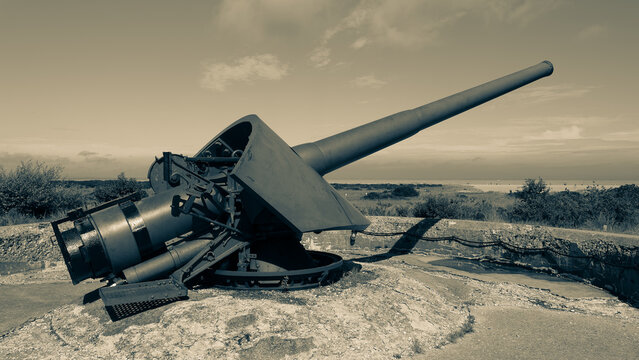 An old canon on the hill
