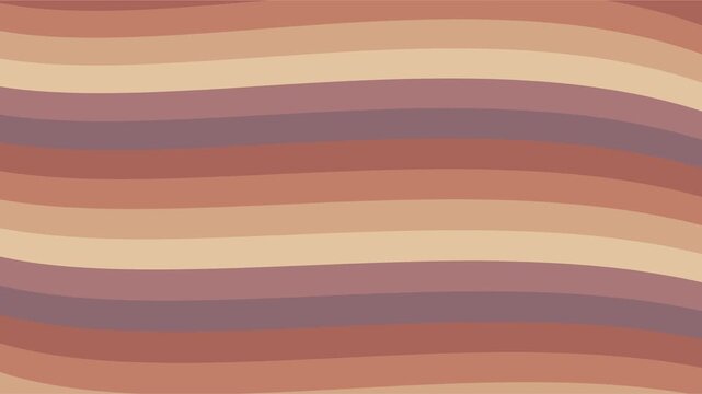 Vagues abstraites terracotta, ambre et rose en couches fluides
