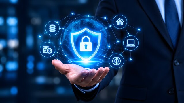 Comprehensive cybersecurity solutions protecting digital assets data and infrastructure with advanced technologies and proactive threat management strategies