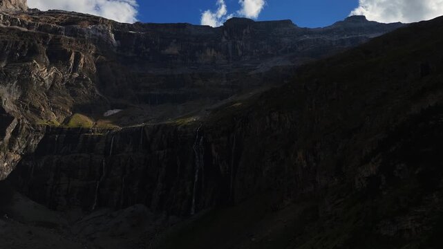 cirque de gavarnie landscape in the french pyrenees 