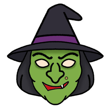 halloween witch mask