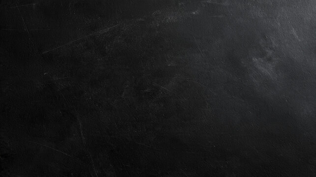 Empty Blackboard Surface with Chalk Dust Texture