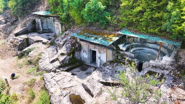 Albania Pogradec, Selce ancient Illyrian Royal Tombs, 400 - 300 BC
