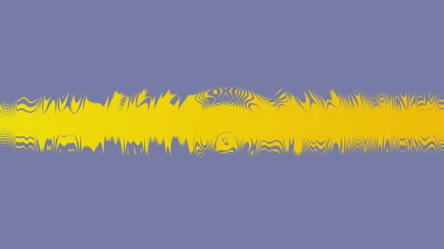 Yellow Sound Wave Pattern Motion Graphic