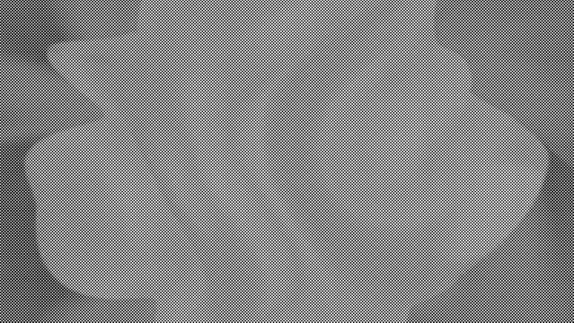 Abstract monochrome halftone pattern with a grainy texture and subtle organic shapes transparent background