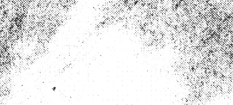 Black printed grain forms an irregular border around a transparent central space.