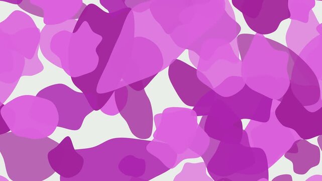 Boucle sans couture de fond anim&eacute; organique abstrait violet