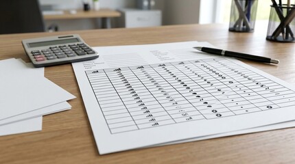 Obraz premium Vendor Statement Reconciliation Worksheet – Vendor Management and Accounts Payable Concept