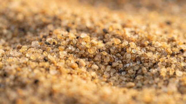 Summer Beach Sand Close-up
