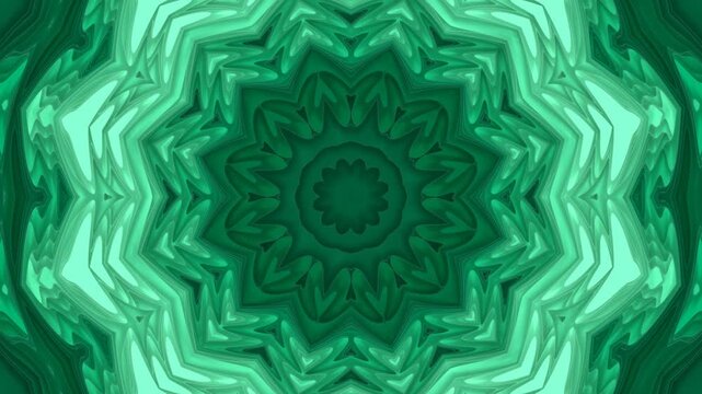 A mesmerizing video clip featuring intricate, symmetrical patterns evolving in a continuous