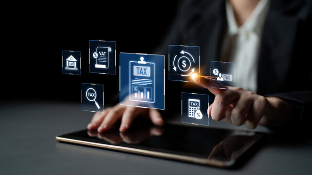 Financial regulation and tax compliance concept showing tax document, VAT, transaction flow, and financial auditing in modern financial system Latch
