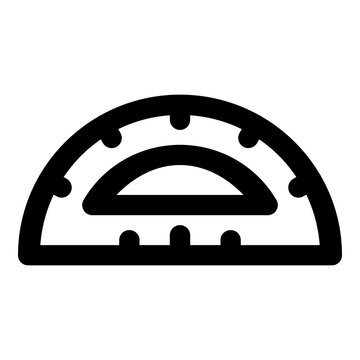 protractor line icon