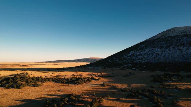 Aerial View of Capulin Volcano in New Mexico 1