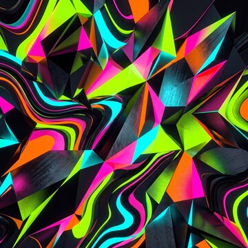 abstrat background neon