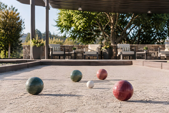 Bocce Court at Quiet Community Club