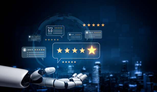 AI enhances customer review and rating system by analyzing review, rating, and customer feedback for deeper trust insights Vouch