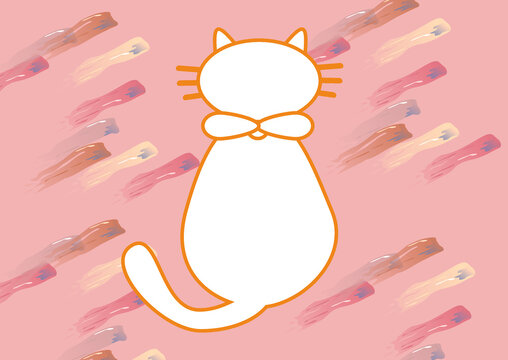 CAT BACKGROUND ABSTRACK