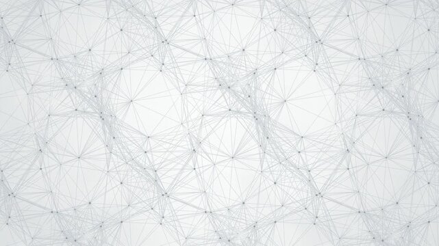 Geometric network lattice nodes connecting seamless loop