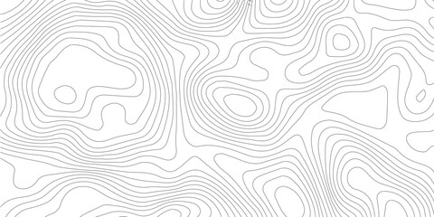 Topographic map vector background, abstract contour lines on white, minimalist geographic terrain pattern for outdoor adventure and cartography design © SELIM