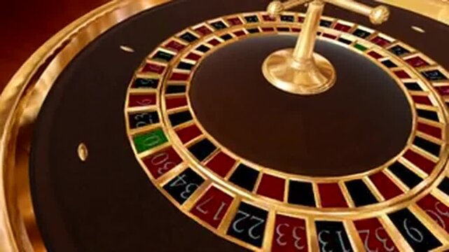 roulette wheel closeup