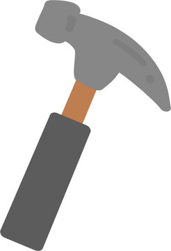 vector illustration of a hammer