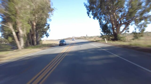 Big Sur Pacific Coast Highway Southbound 10 Pismo Beach to Vandenberg 06 Front View MultiCam Driving Plate California USA