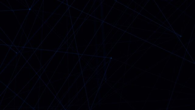 Abstract Cosmic Web String Theory Dark Matter Technology Background - 4K Seamless Loop