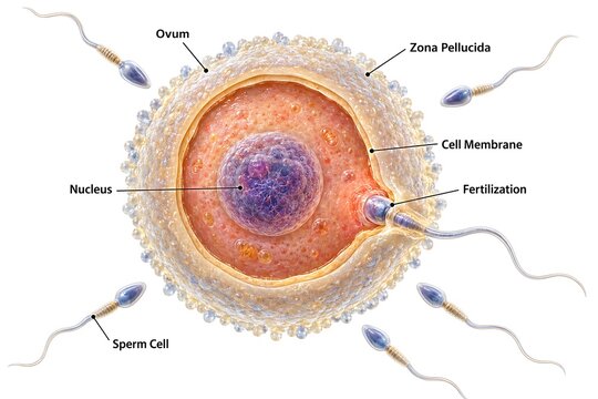 Human Egg Fertilization Anatomy