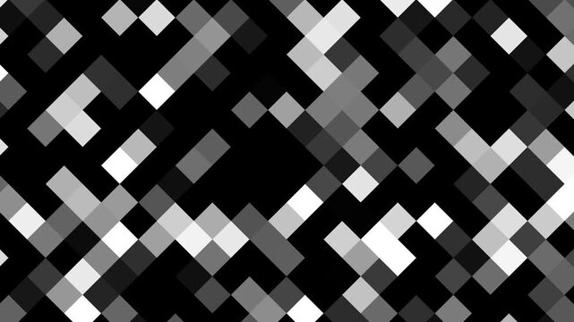 Loopable abstract mosaic blur censored animated. Fullscreen pixelated censored glitch seamless loop animation, Abstract mosaic blur censored animation 4K,Pixel censored Dynamic pixelated background  