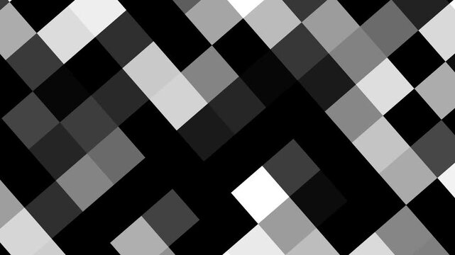 An enigmatic grayscale grid constantly shifts, Abstract mosaic blur censored animation. Pixel censored, Abstract mosaic blur censored animation 4K,Pixel censored with mosaic pattern animation. 