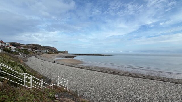 Llandudno beach Wales nature coast Conwy Irish Sea landscape United Kingdom
