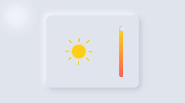 Neumorphic notification bell with pulsing alert animation