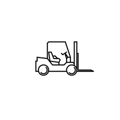 forklift truck icon © Didik