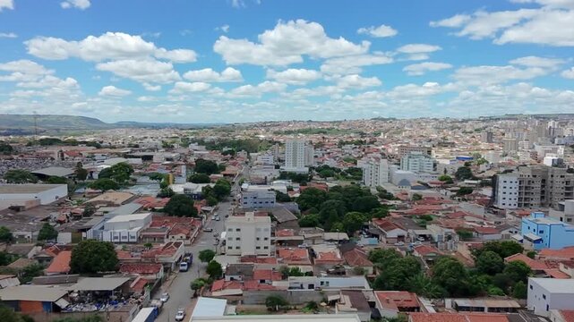 Vista a&eacute;rea do Bairro V&aacute;rzea, Patos de Minas, Minas Gerais