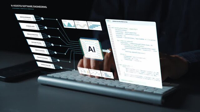 System architecture provides context for AI code generation, linking interfaces, storage and identity controls to the logic of a software implementation.