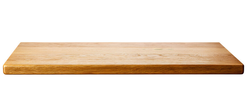 a wooden table sans embellishments suitable for diverse purposes featuring a clear PNG backdrop for effortless alteration